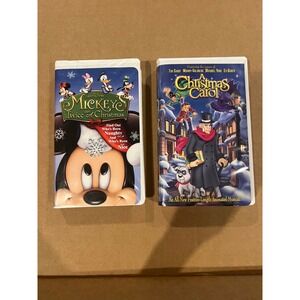 Vintage VHS collection‎ Disney Mickey's Twice upon a Christmas A Christmas Carol